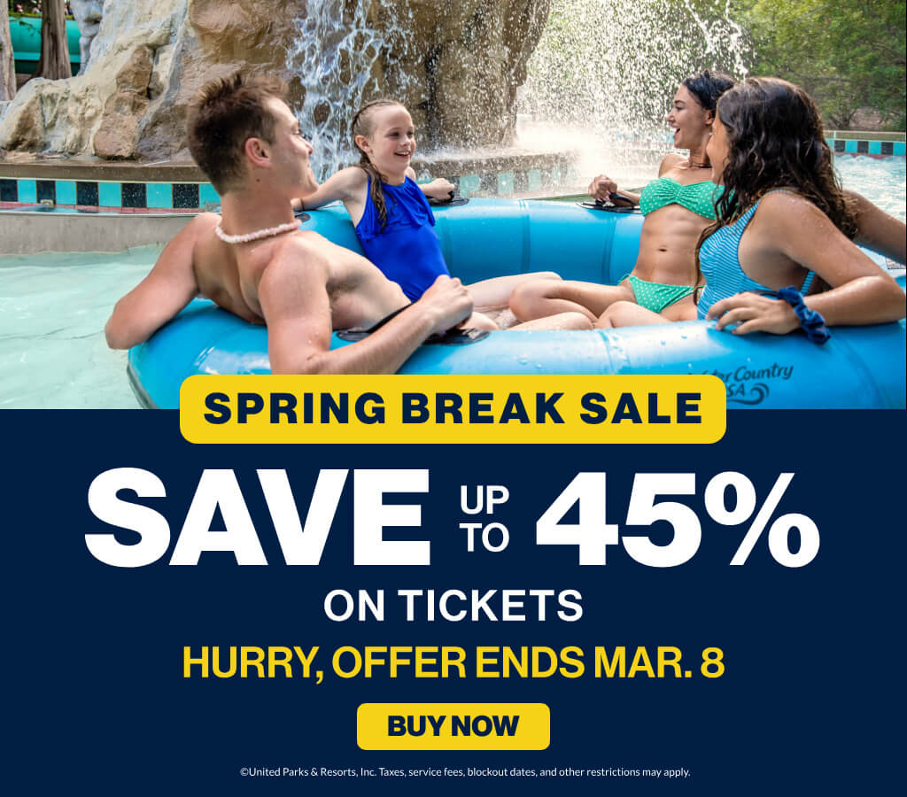 Save up to 45% on Tickets